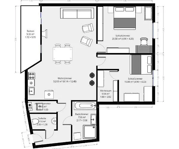 Family-friendly Flat With Balcony Apartment Vienna